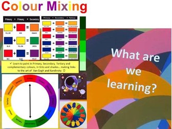 Learn Colour! Primary, Secondary, Complementary, Tertiary, Tints and Shades :-)