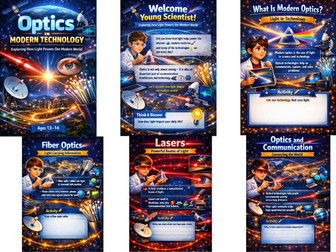Optics in Modern Technology | KS3 Physics Activities, Worksheets & Printable PDF