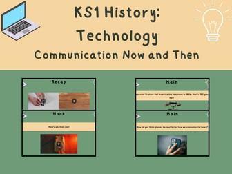 Communication Now and Then History Lesson KS1