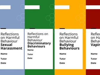 Reflections on Harmful Behaviour Booklets