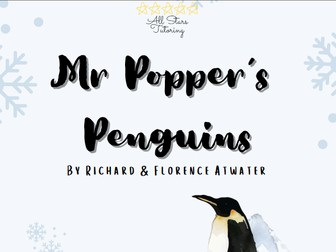 Mr Popper's Penguins- Activity Resource Pack