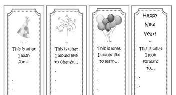 Happy New Year! Bookmarks