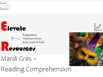 Mardi Gras Reading Comprehension