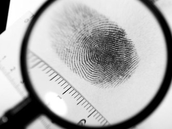 BTEC Forensic Science mini fingerprint assignment