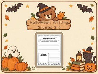 Halloween Writing Prompts | Grades 3–5