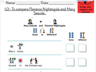 Comparing nurses- Florence Nightingale and Mary Seacole