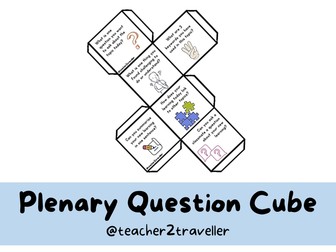Plenary Question Cube Dice