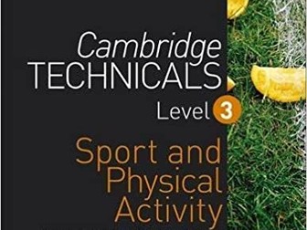 Unit 3 - Sports Organisation and Development Cambridge Technicals Level 3 Sport 2016