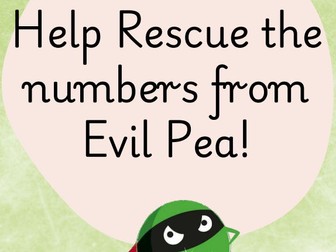 EYFS Evil Pea maths