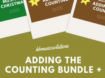 Adding Counting To A Rhythm Music Interactive Module Bundle +