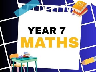 Year 7 First Term Mathematics Lesson Resource