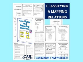 Functions-Classifying and Mapping Relations Workbook
