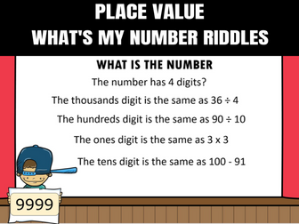 Unlock Math Skills with Editable Place Value & Number Riddles for KS2