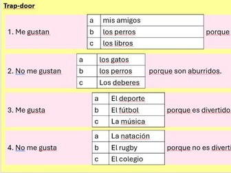 Year 7 Lesson on me gusta (intro)