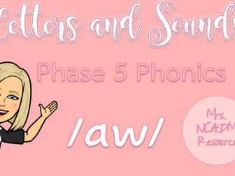 Phase 5 Phonics /aw/ (Letters & Sounds)