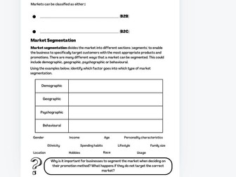 BTEC Level 2 in Enterprise Component 3 Revision Workbook