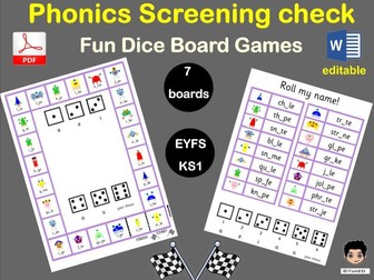 Phonics screening check games