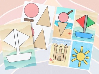 Summer Seaside Tangram