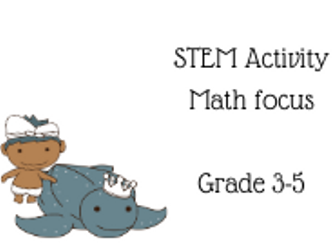 STEM Math activity for plastic water bottle usage at school