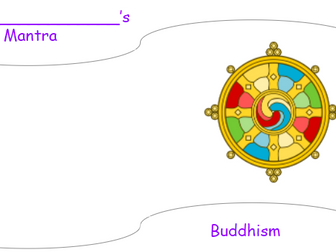 Mantra Template Buddhism / Hinduism / Wellbeing