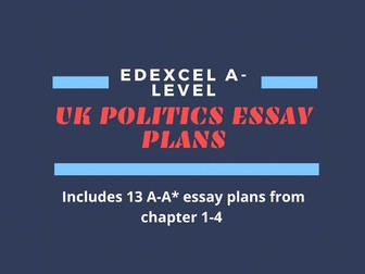 Edexcel Politics essay plans
