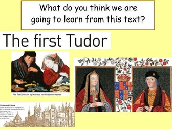 Tudors- Guided Reading