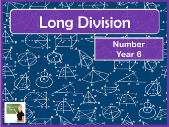 Maths long division- Year 6