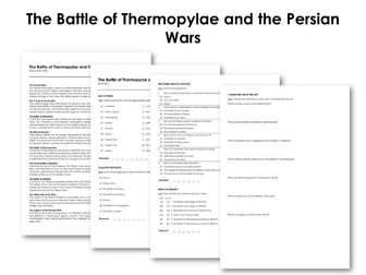 The Battle of Thermopylae and the Persian Wars
