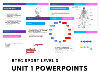 BTEC Sport Level 3 - Unit 1 Powerpoints