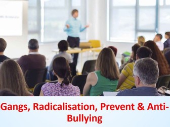 Gangs, Radicalisation, Prevent & Anti-Bullying