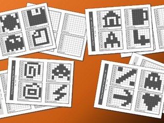 Binary Code Icon Worksheets (8 x Worksheets)