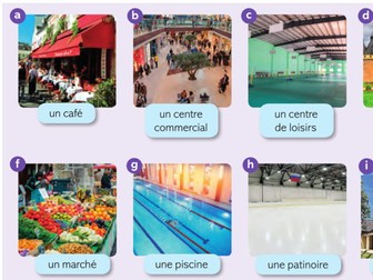 Y7 Y8 Dynamo - Dans ma ville - Places in town in French