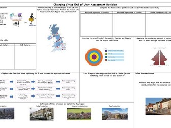 Changing Cities revision summary sheet