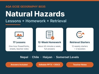 Natural Hazards: AQA GCSE Topic Bundle