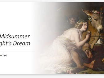 An Introductory Lesson to A Midsummer Night's Dream