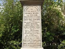 Who should go on a war memorial?