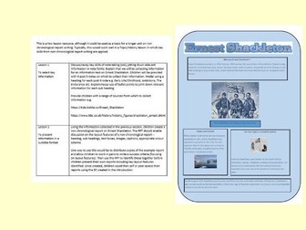 Non Chronological Report - Ernest Shackleton