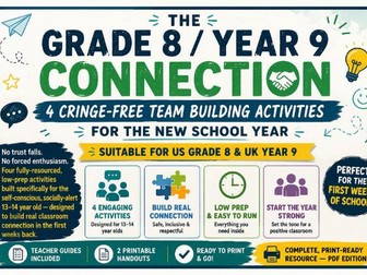 Back to School : Grade 8 / Year 9 Team Building Activities