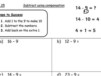 Subtract compensation