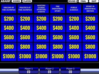 Dare to Dominate! A-Level PE "Jeopardy!" Ultimate Quiz Challenge!