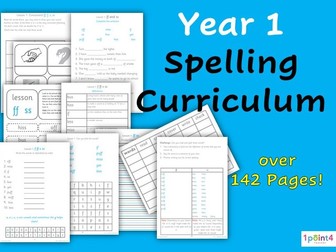 Year 1 Full Spelling Curriculum