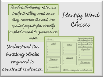 Identify Word Classes