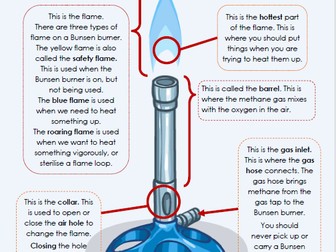 Anatomy of a Bunsen Burner