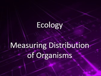 New AQA (9-1) GCSE Biology Ecology:Measuring Distribution of Organisms (Required Practical)