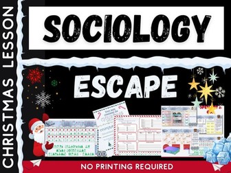 Christmas Sociology Escape Quiz