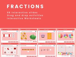 Year 2 Fraction Interactive Activities
