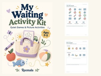 Quiet Waiting Games & Activities | Ages 3–5