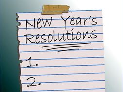 The New Years Resolution Journal For Students