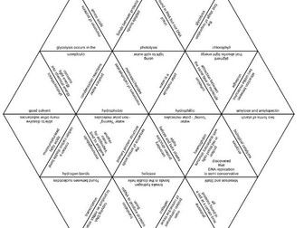 IB DP Biology Unit 2 Tarsia