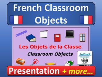 French Classroom Objects Presentation